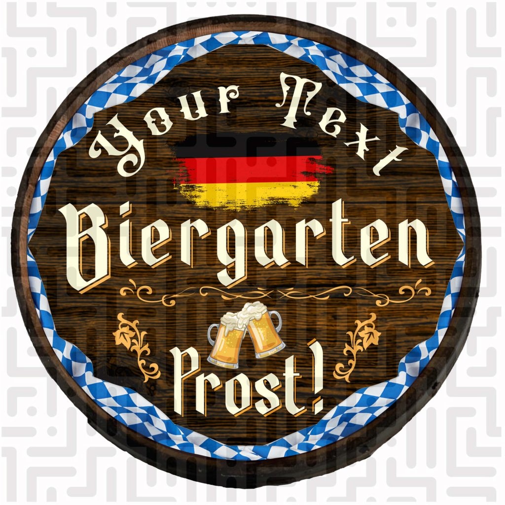 Customized Biergarten - German Flag