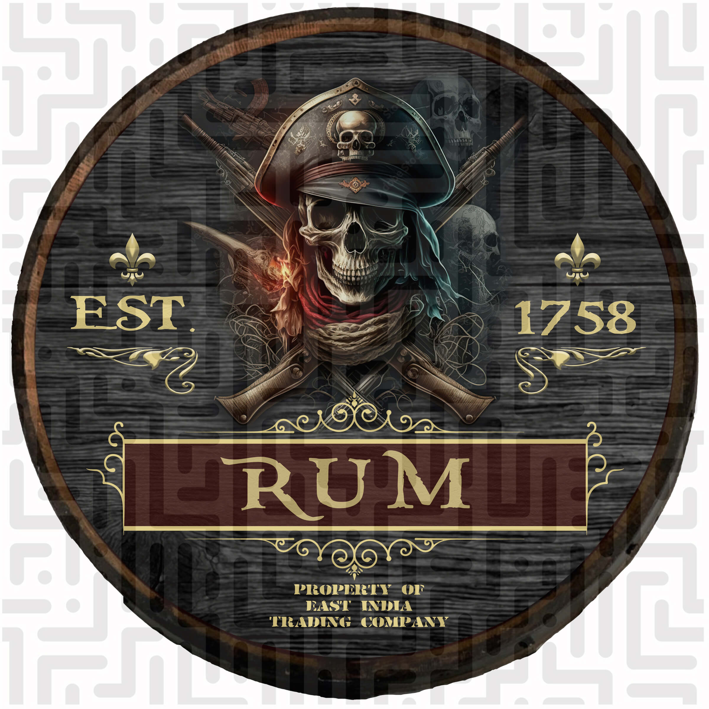 Pirate Skeleton Rum 1758