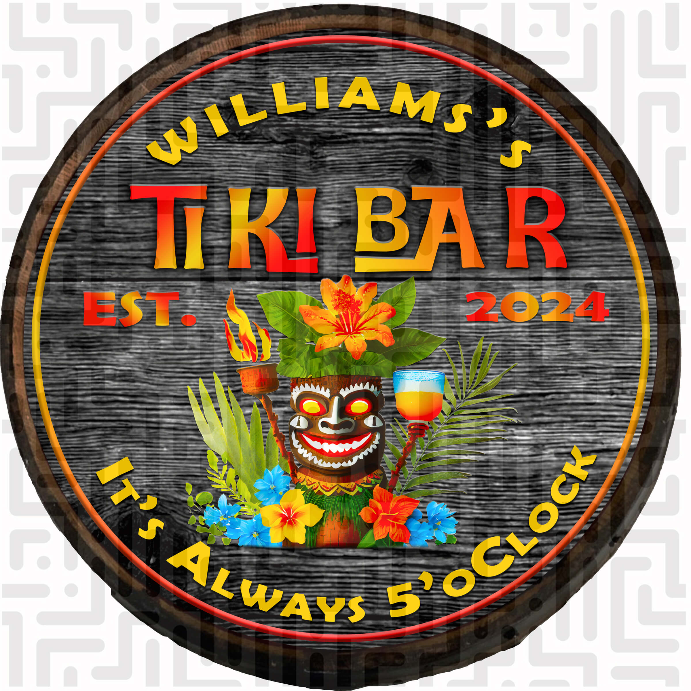Tiki Bar - It's Always 5 o'clock