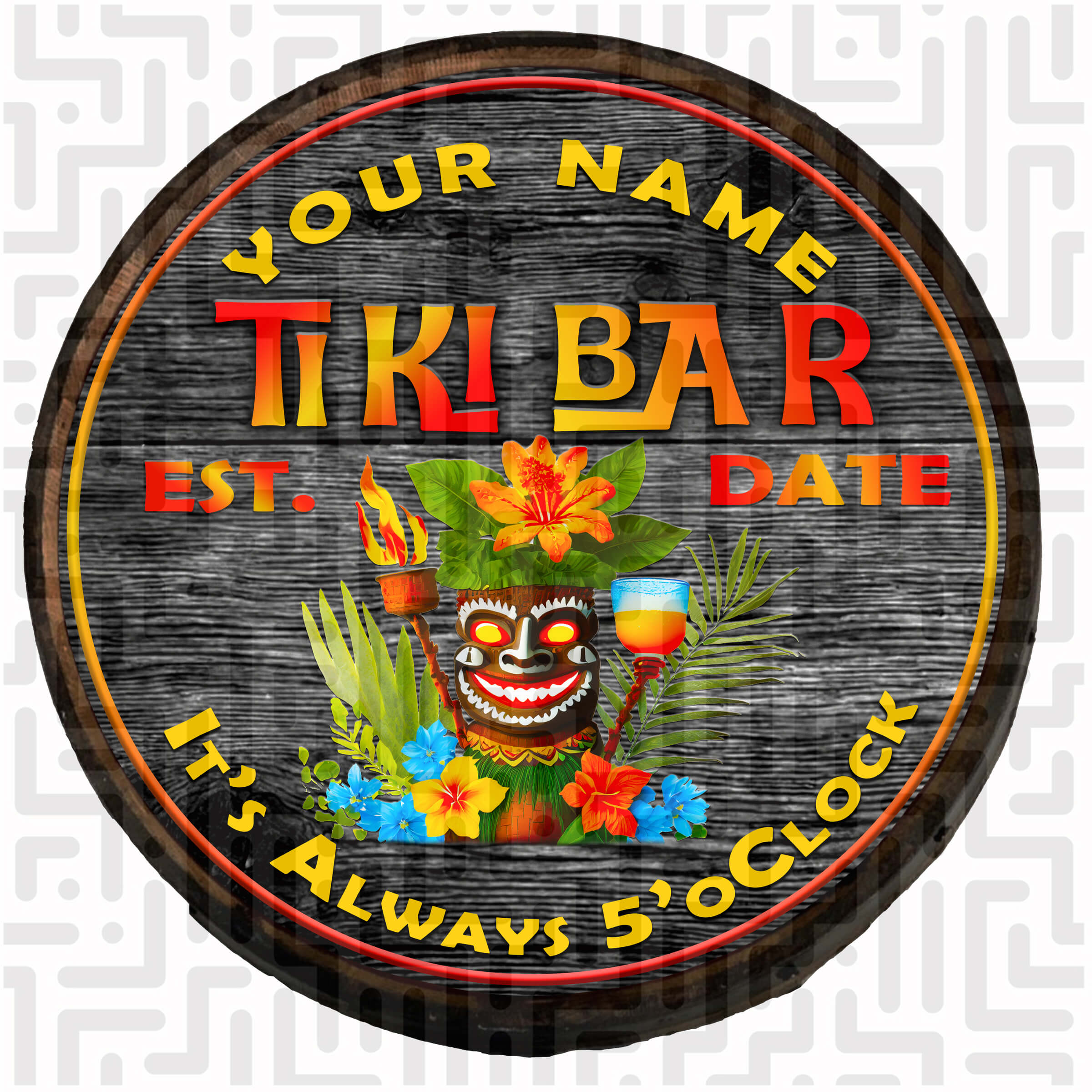 Tiki Bar - It's Always 5 o'clock