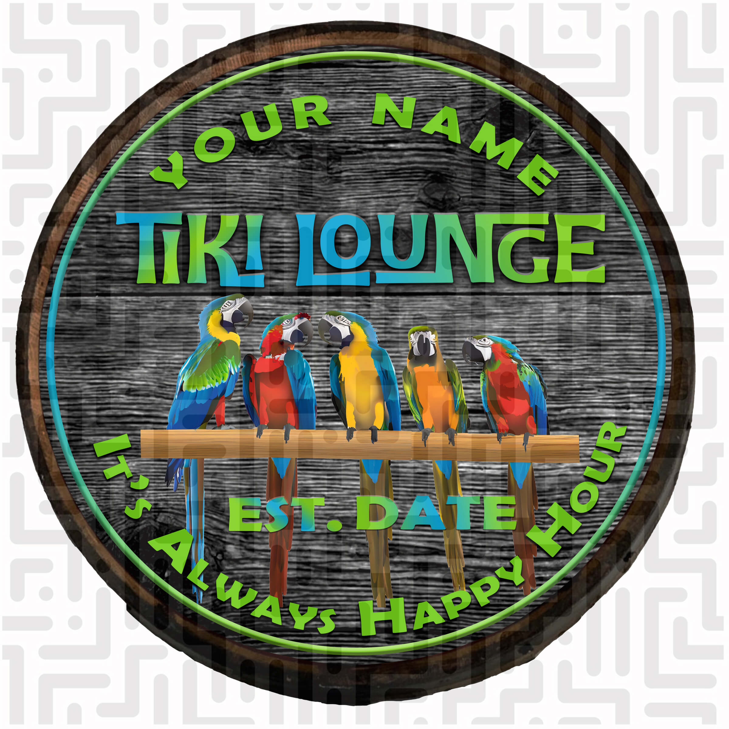 Tiki Lounge - Flock of Macaw's