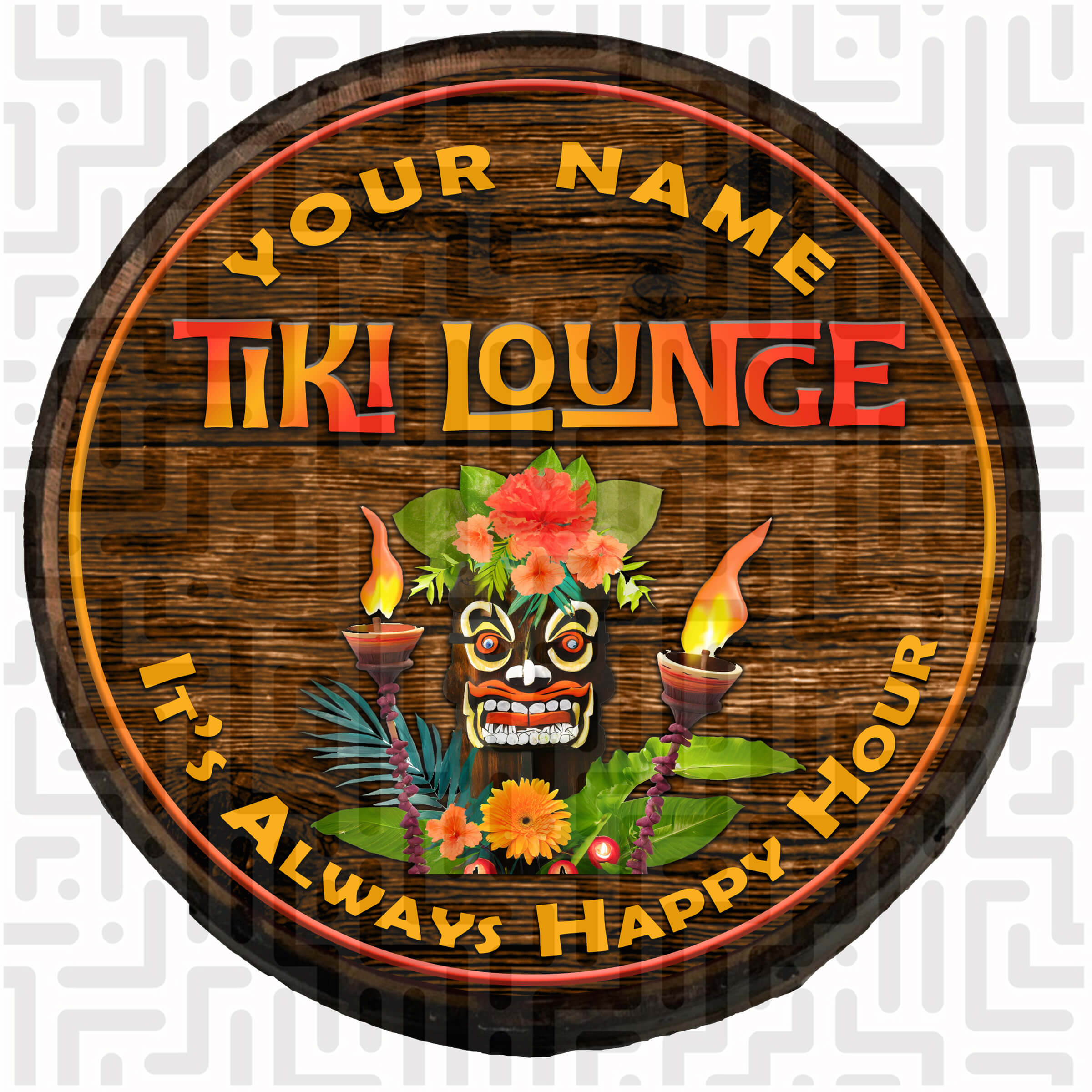 Tiki Lounge - Tiki Torch