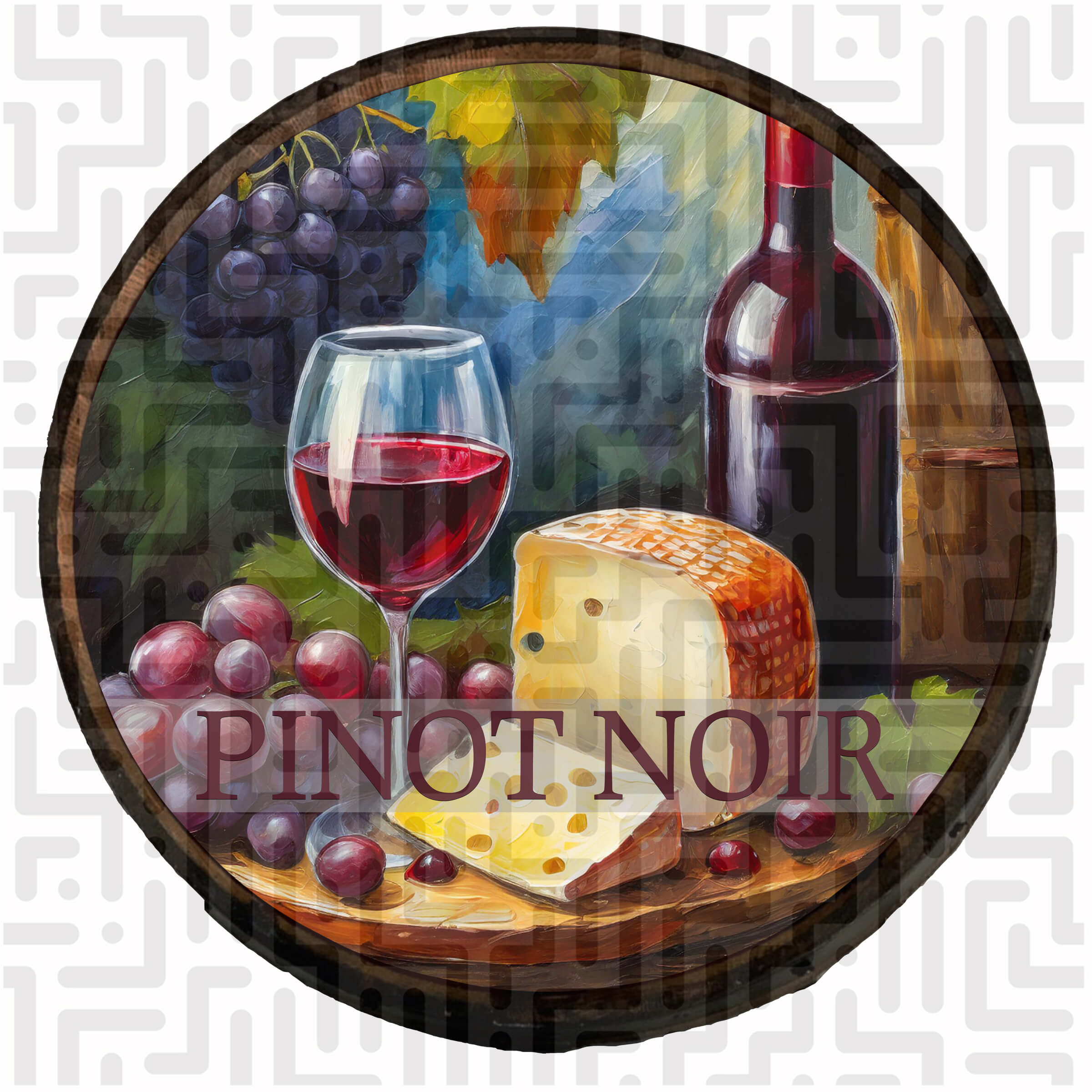 Pinot Noir Wine Barrel