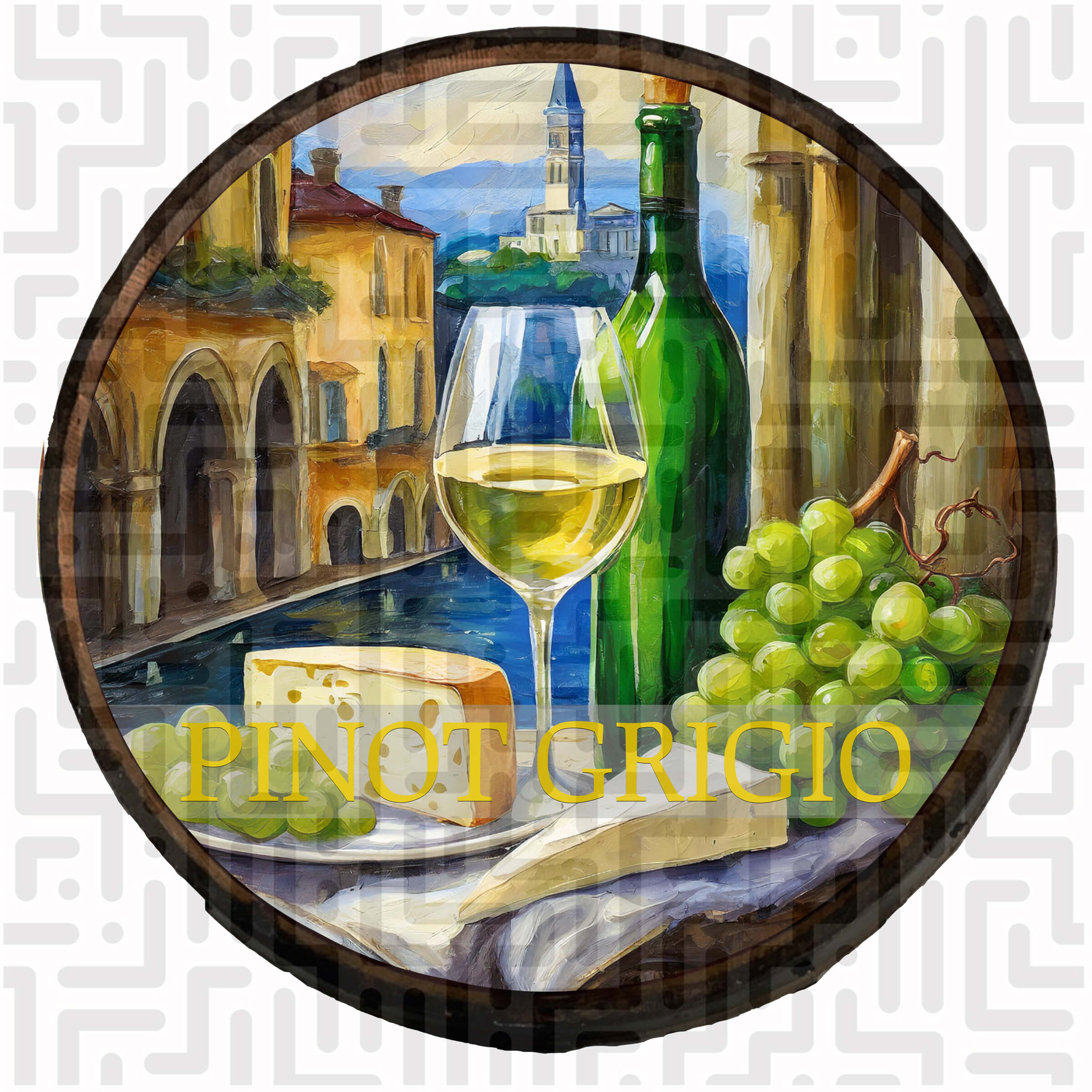 Pinot Grigio Wine Barrel