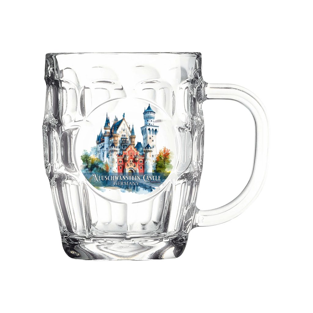 Dimple Beer Mug - Neuschwanstein Castle