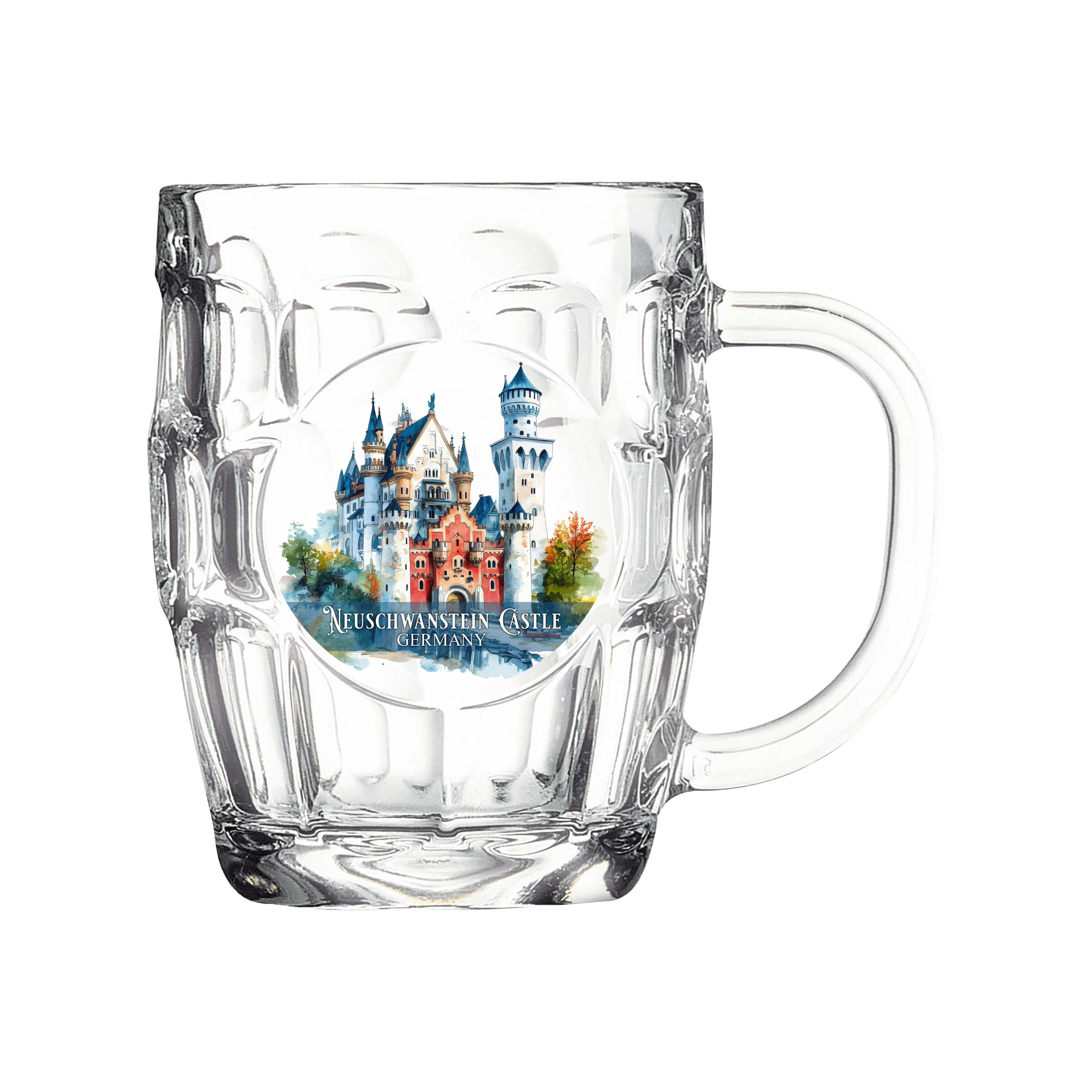 Dimple Beer Mug - Neuschwanstein Castle