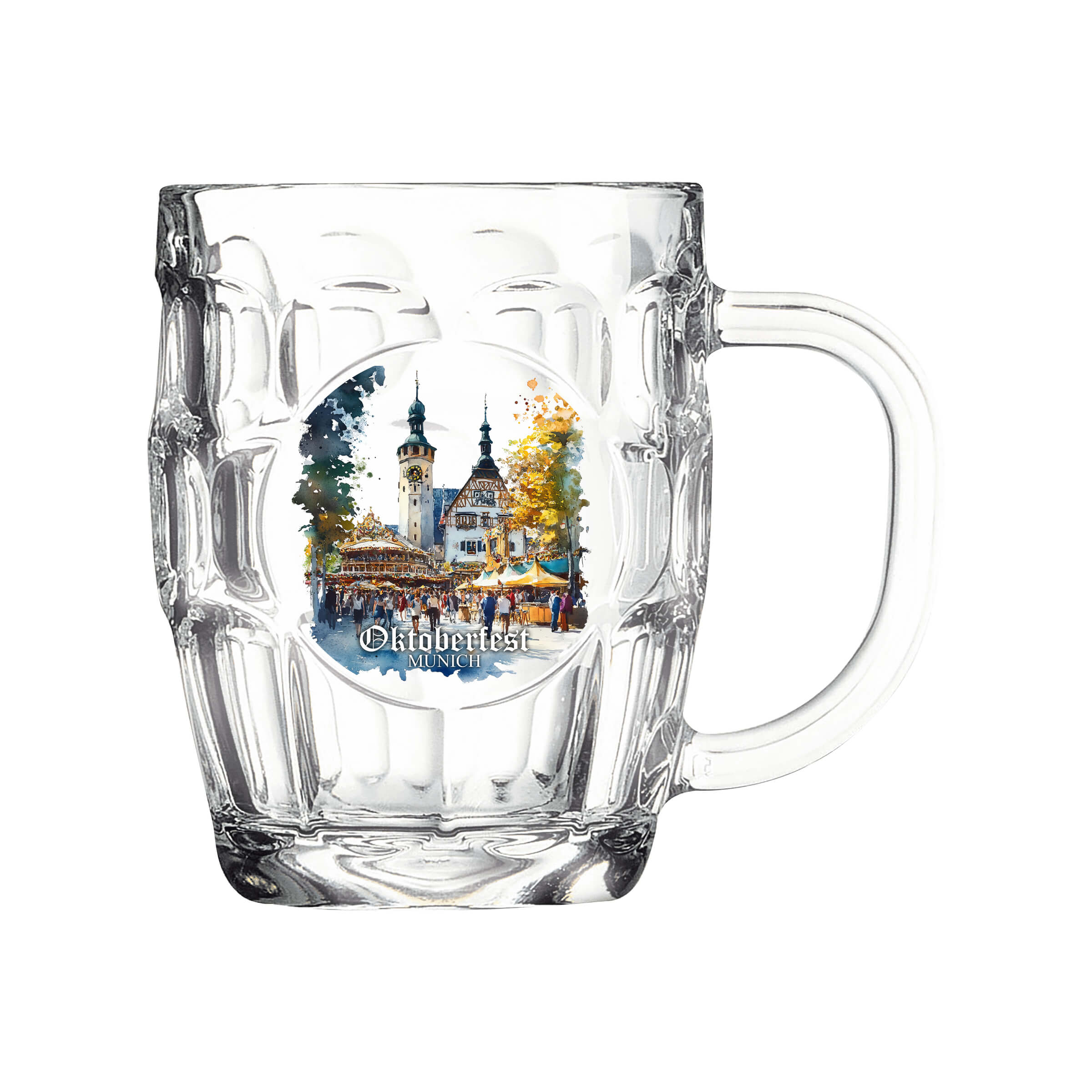 Dimple Beer Mug - Oktoberfest Fair Grounds