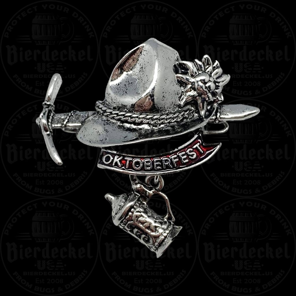 Edelweiss & Beer Stein Oktoberfest Hat Pin