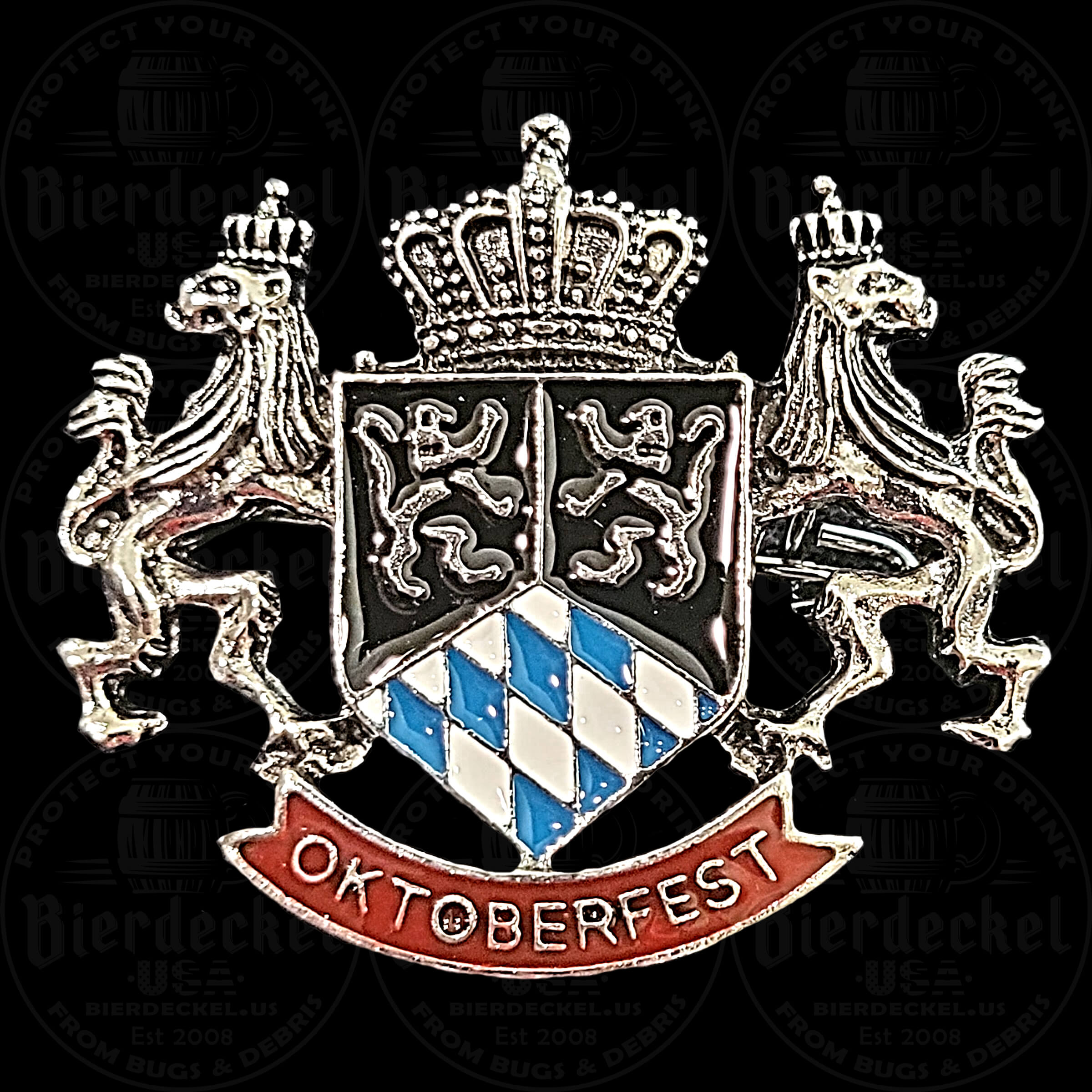 Bavarian Heraldic Deluxe Hat Pin