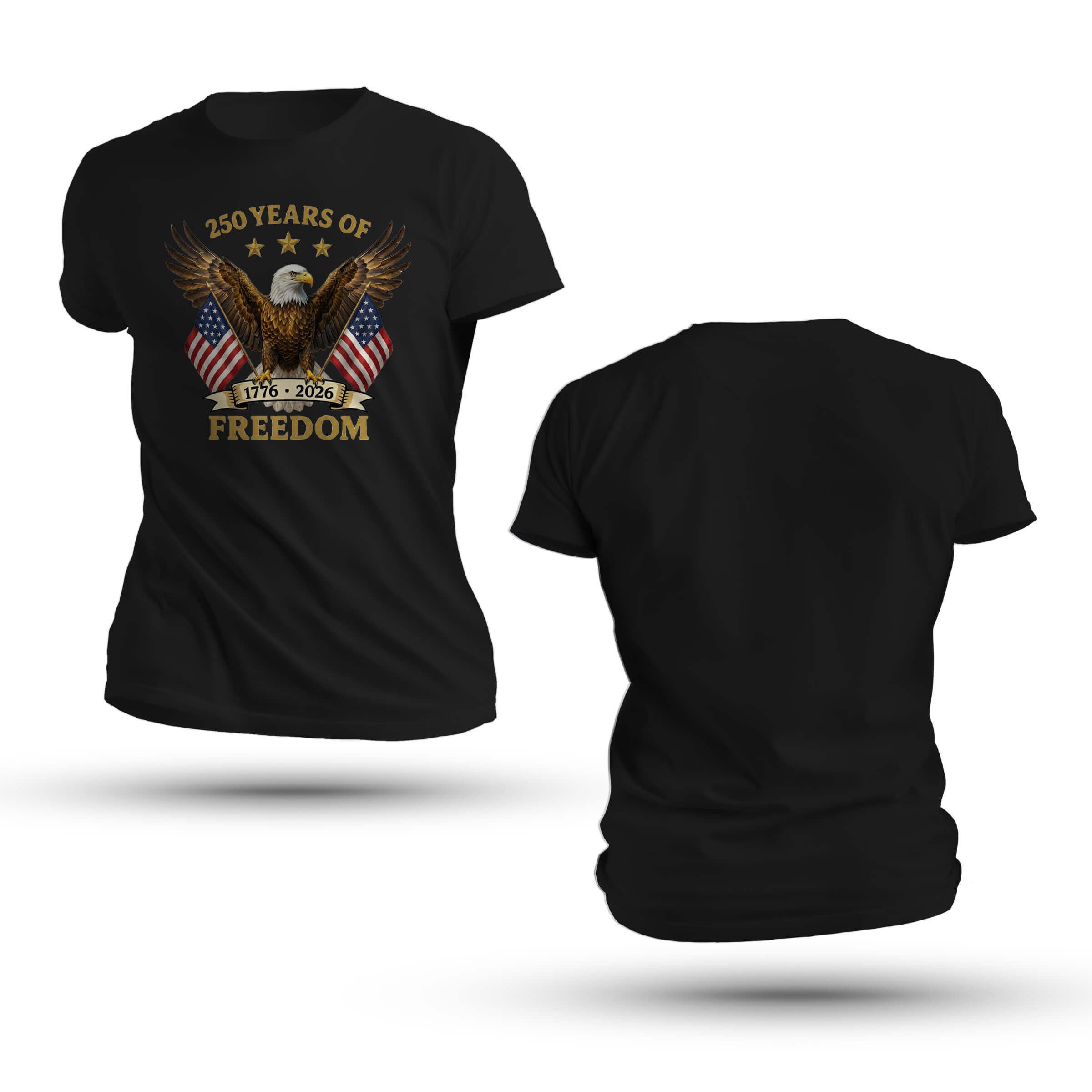 250 Years of Freedom Eagle & Flags T-Shirt