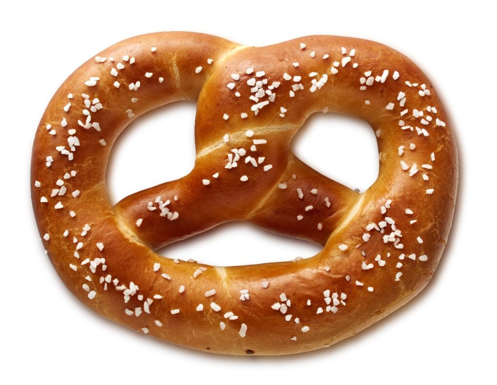 PretzelHaus Bakery Authentic Bavarian Plain Soft Pretzel, Pack of 10