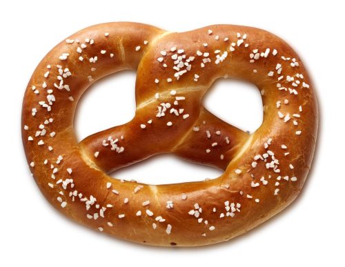 PretzelHaus Bakery Authentic Bavarian Plain Soft Pretzel, Pack of 10