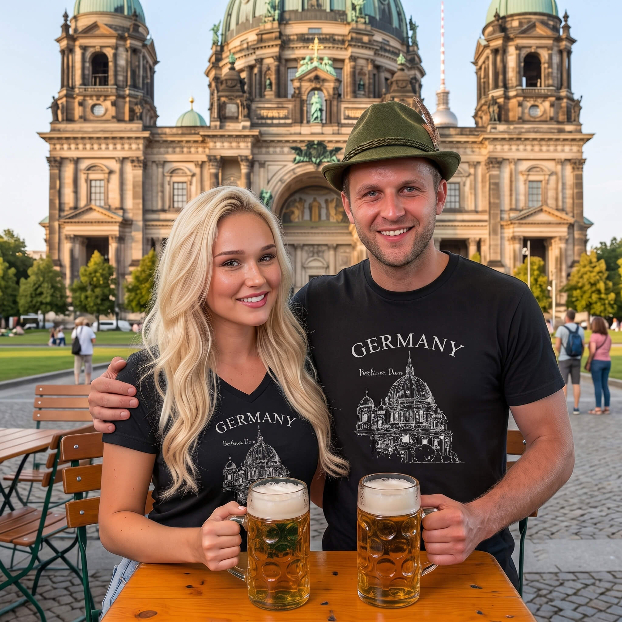 Exclusive Germany Berliner Dom Sketch T-Shirt