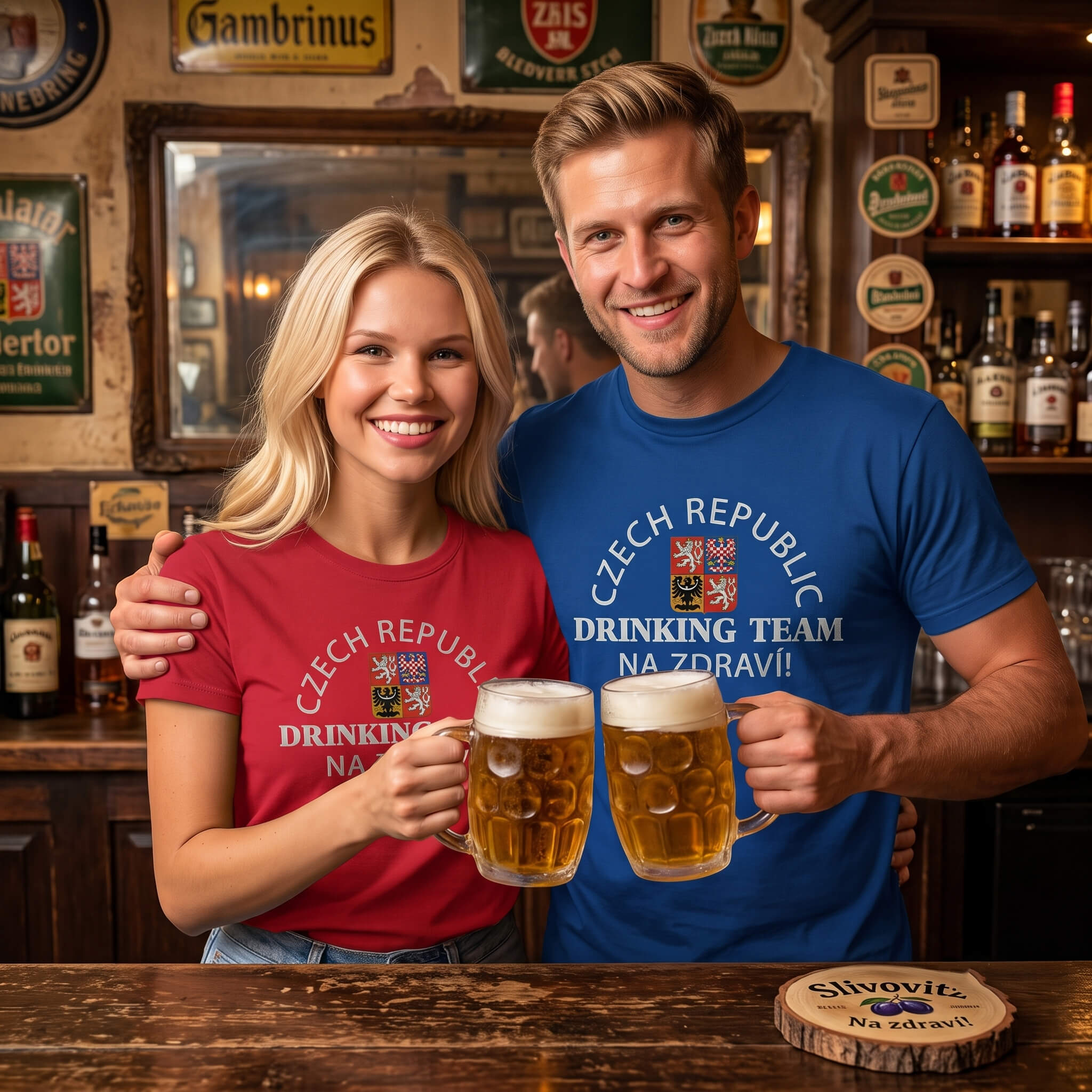 Czech Republic Drinking Team T-Shirt