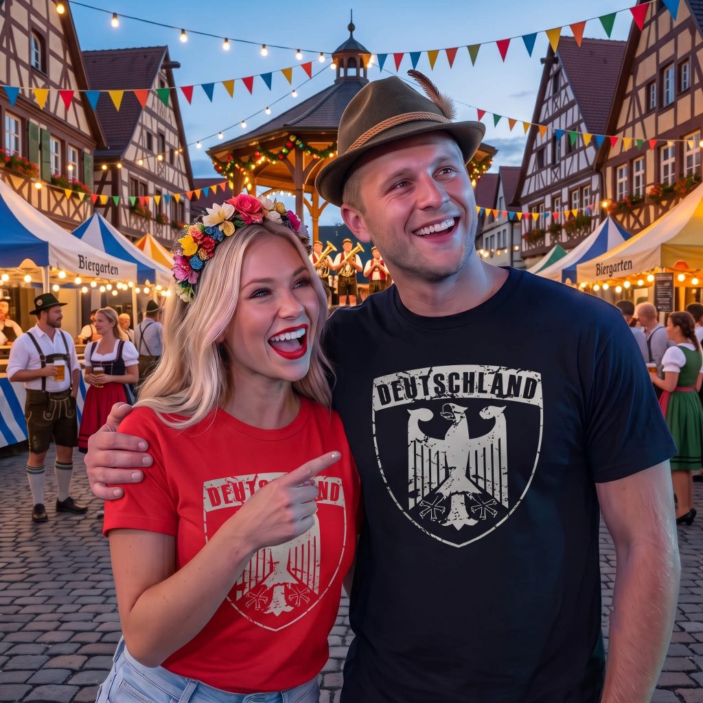 Exclusive Distressed Germany Eagle Shield T-Shirt