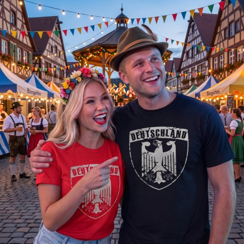 Exclusive Distressed Germany Eagle Shield T-Shirt