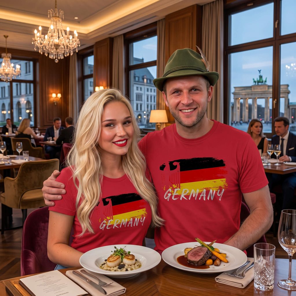 Exclusive Germany Flag with Eagle Cutout T-Shirt