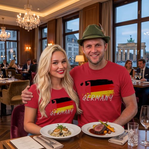 Exclusive Germany Flag with Eagle Cutout T-Shirt