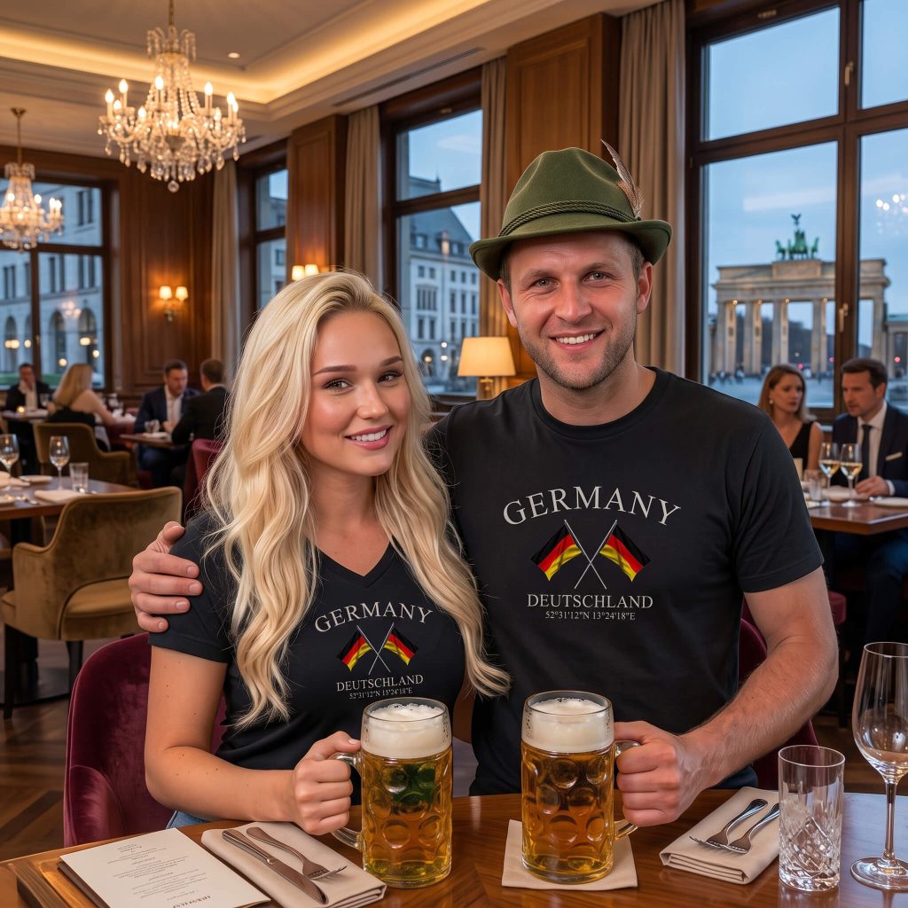 Exclusive Germany Deutschland Flags T-Shirt