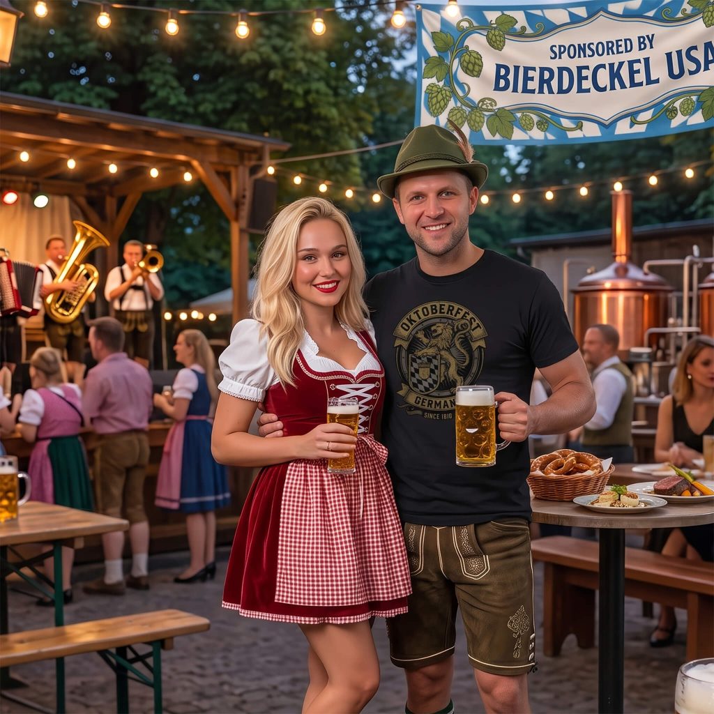 Oktoberfest Germany Lion Tee – Vintage Edition